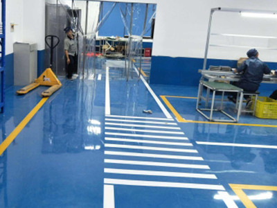 工厂地坪车间标线