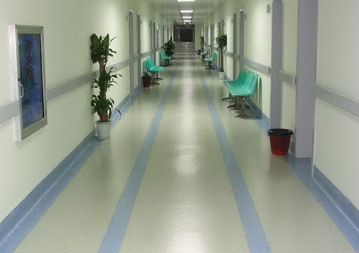 医院走廊PVC地坪